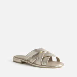 Mule dée cuir brides souples^Caprice New