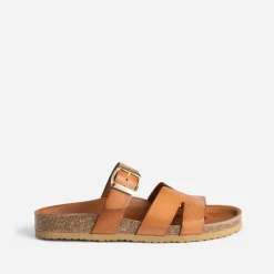 Mule cuir double bride^Eram