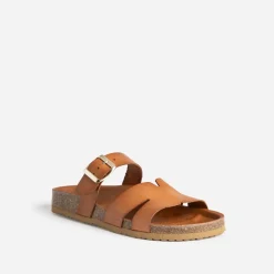 Mule cuir double bride^Eram