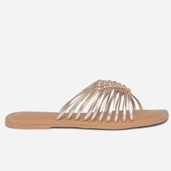 Mule dée en cuir éco-conçu^Texto Clearance