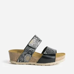 Mule et effet python cuir^FRANCE ARNO Outlet