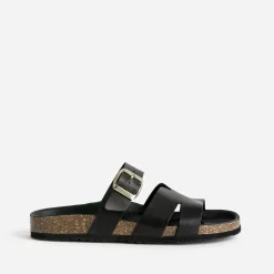 Mule e cuir double bride^Eram Best