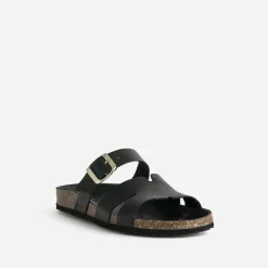 Mule e cuir double bride^Eram Best
