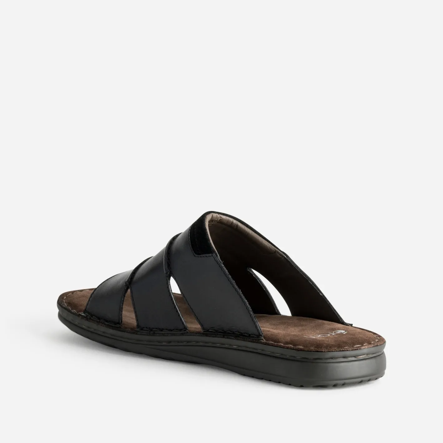 Mule e cuir semelle cuir velours marron^Eram Online