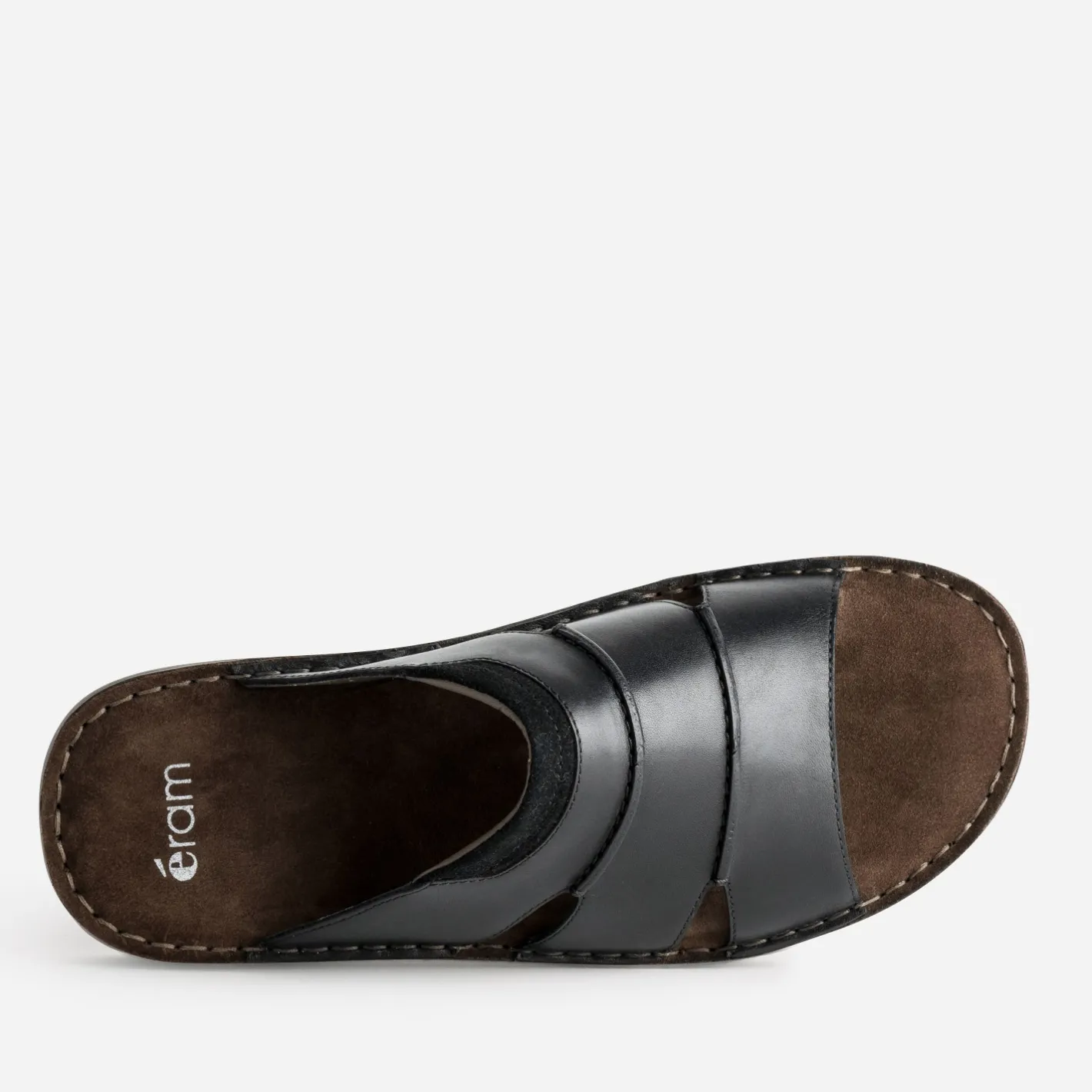 Mule e cuir semelle cuir velours marron^Eram Online