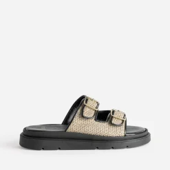 Mule TEXTO effet raphia^Eram Outlet