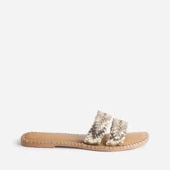 Mule dée cuir tressé^Texto Clearance