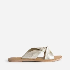 Mule TEXTO dée en cuir à brides souples croisées^Eram Online