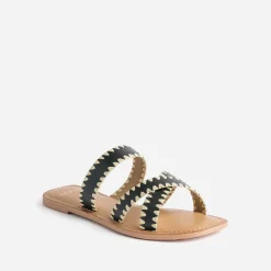 Mule e en cuir^Texto Discount