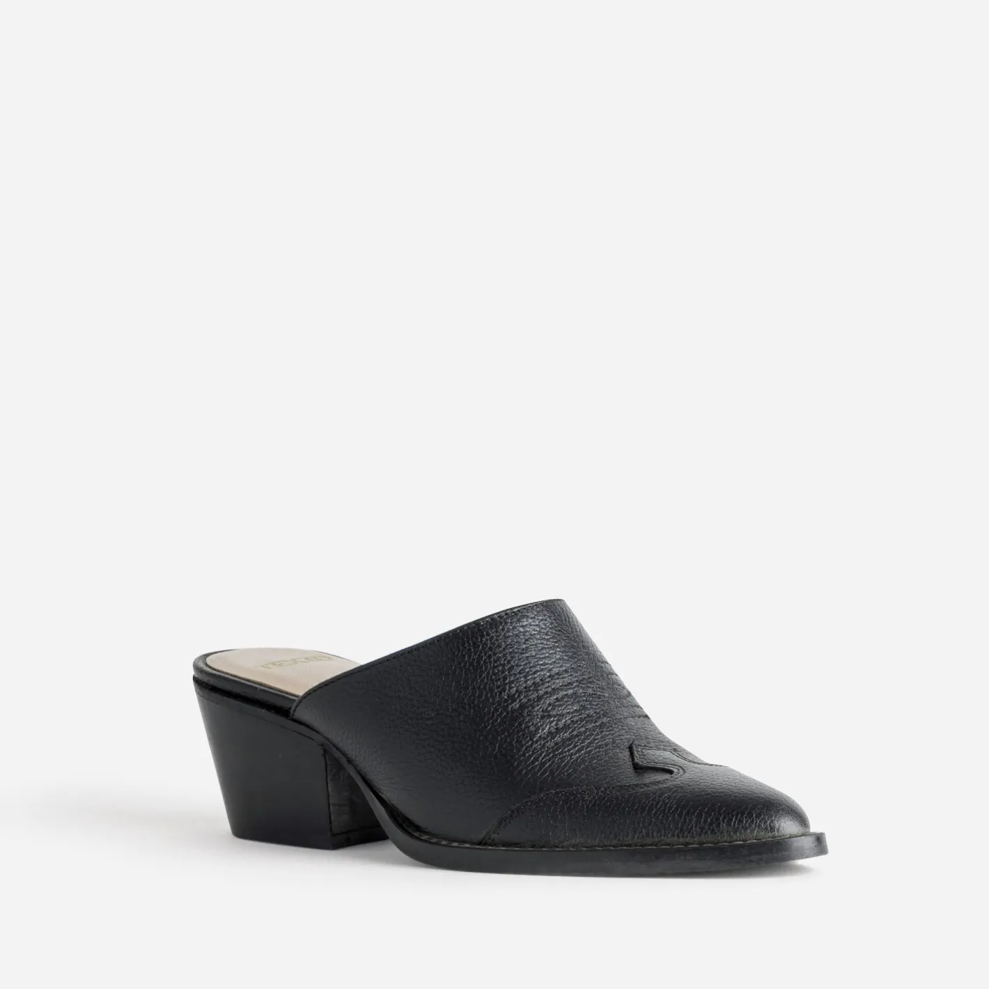 Mule-santiag e cuir^Texto Online