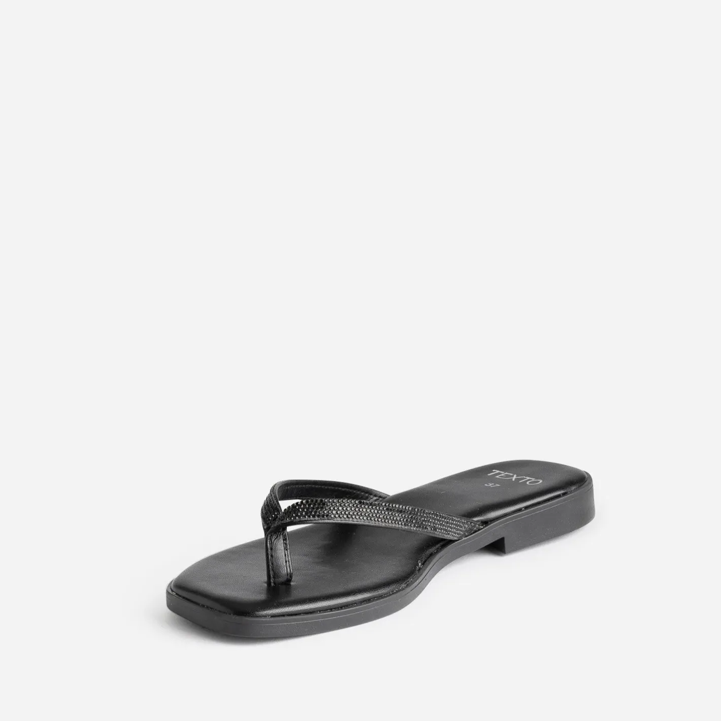 Mule-tong e brides strassées^Texto Online