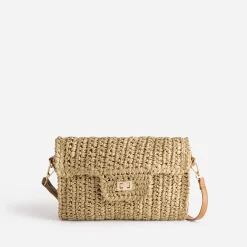 Pochette paille tressée^Eram Discount