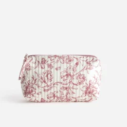 Pochette écrue motif fleurs s^Eram Sale
