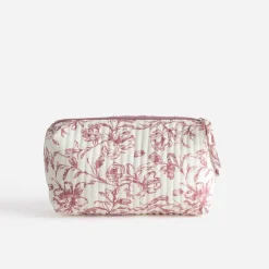 Pochette écrue motif fleurs s^Eram Sale