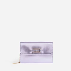 Pochette lilas métallisée^Eram Discount