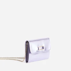 Pochette lilas métallisée^Eram Discount