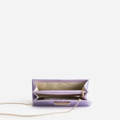 Pochette lilas métallisée^Eram Discount
