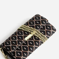 Pochette e en textile à motif graphique^Eram