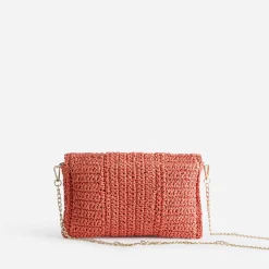 Pochette souple en paille^Eram Outlet