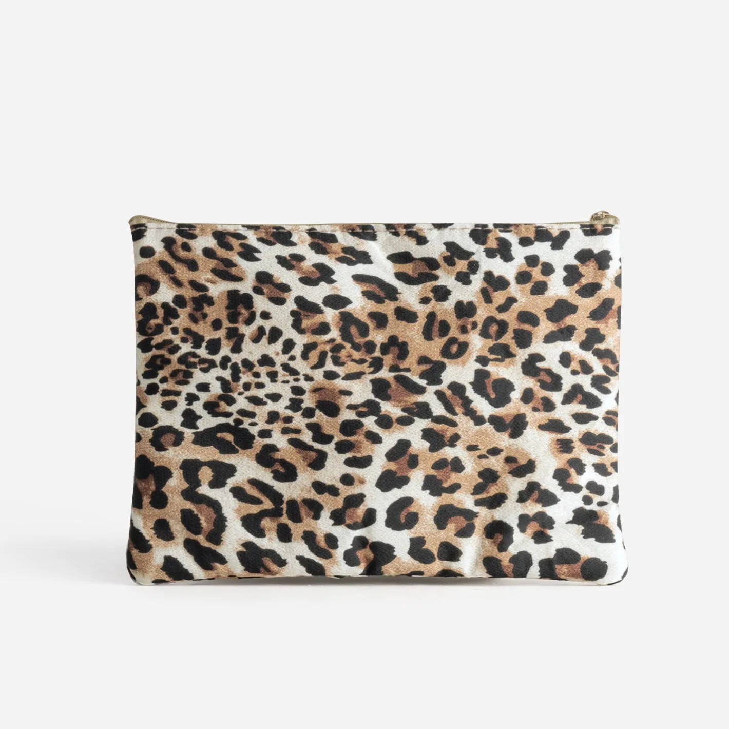 Pochette beige imprimé léopard^Texto