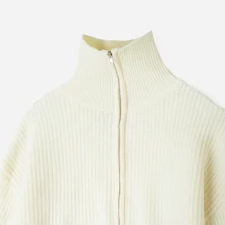 Pull marinière écru tricot à col camionneur^Texto Sale