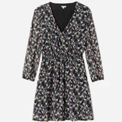 Robe e à motif ethnique^Texto Clearance
