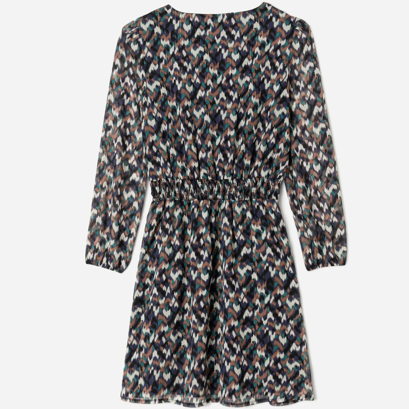Robe e à motif ethnique^Texto Clearance