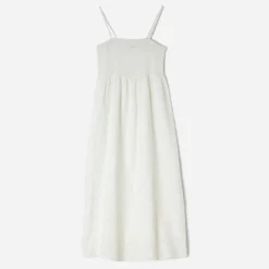 Robe écrue en broderie anglaise^Texto Hot