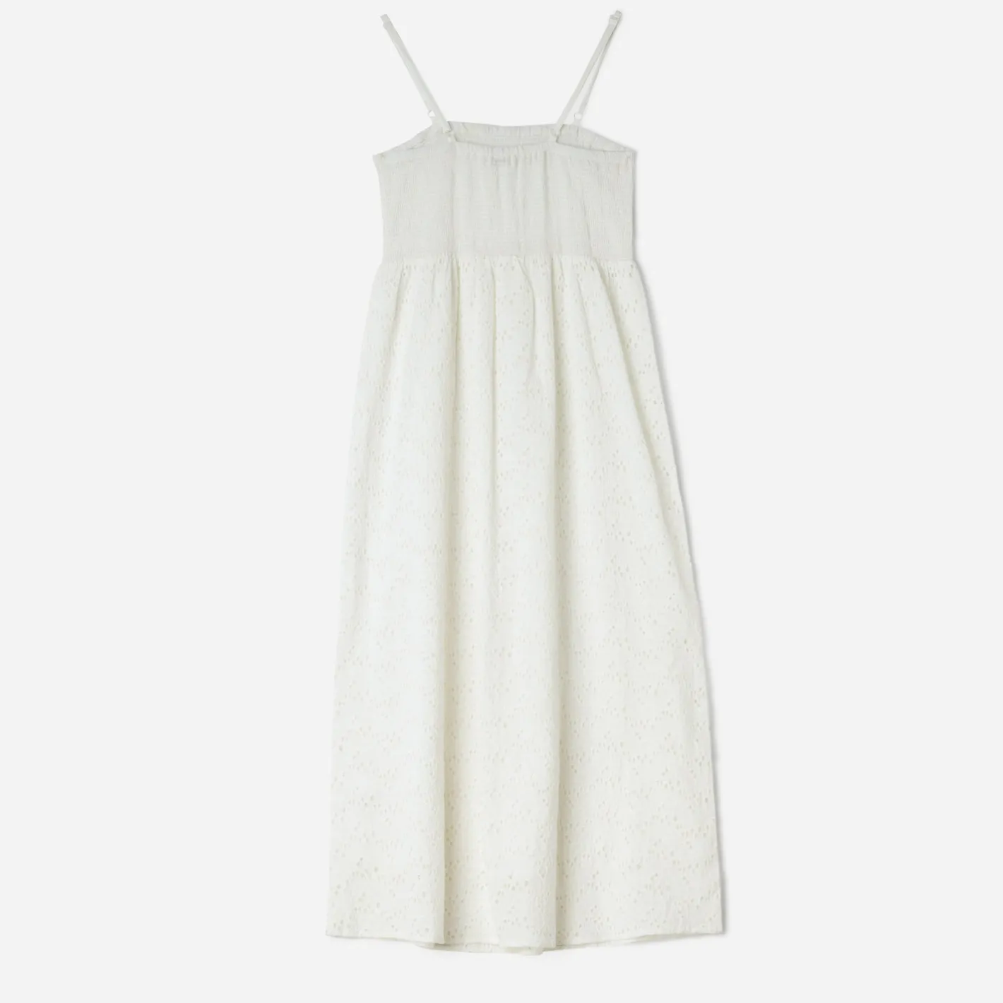 Robe écrue en broderie anglaise^Texto Hot