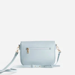 Sac à main baby blue métalleries dorées^Eram Discount