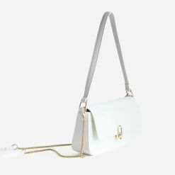 Sac à main blanc métalleries dorées^Eram