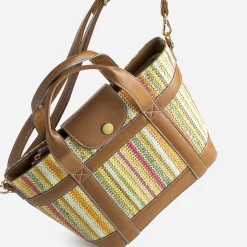 Sac à main et tressage multicolore^Eram Hot