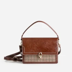Sac à main motif pied-de-poule^Eram