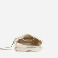 Sac à main écru tressé détails dorés^Eram Sale