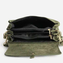 Sac à main kaki suédé^Eram Online