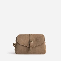 Sac à main marron suédé^Eram Outlet