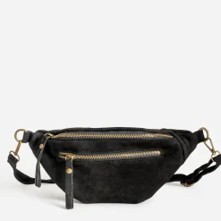 Sac banane cuir velours^Texto Online