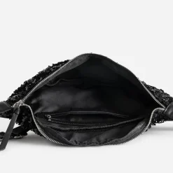 Sac banane e bi-matière à sequins^Texto Clearance