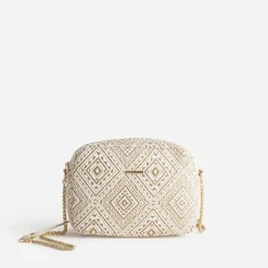 Sac bandoulière brodé doré^Eram Sale