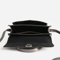 Sac bandoulière gris foncé métallisé^Eram Best