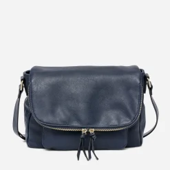Sac besace avec rabat zippé^Eram Hot
