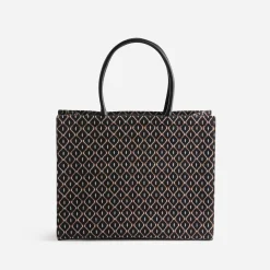 Sac cabas en textile à motif graphique^Eram Discount