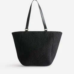 Sac cabas tissu Sherpa avec poche^Eram
