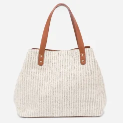 Sac cabas paille effet tressé^Eram Sale