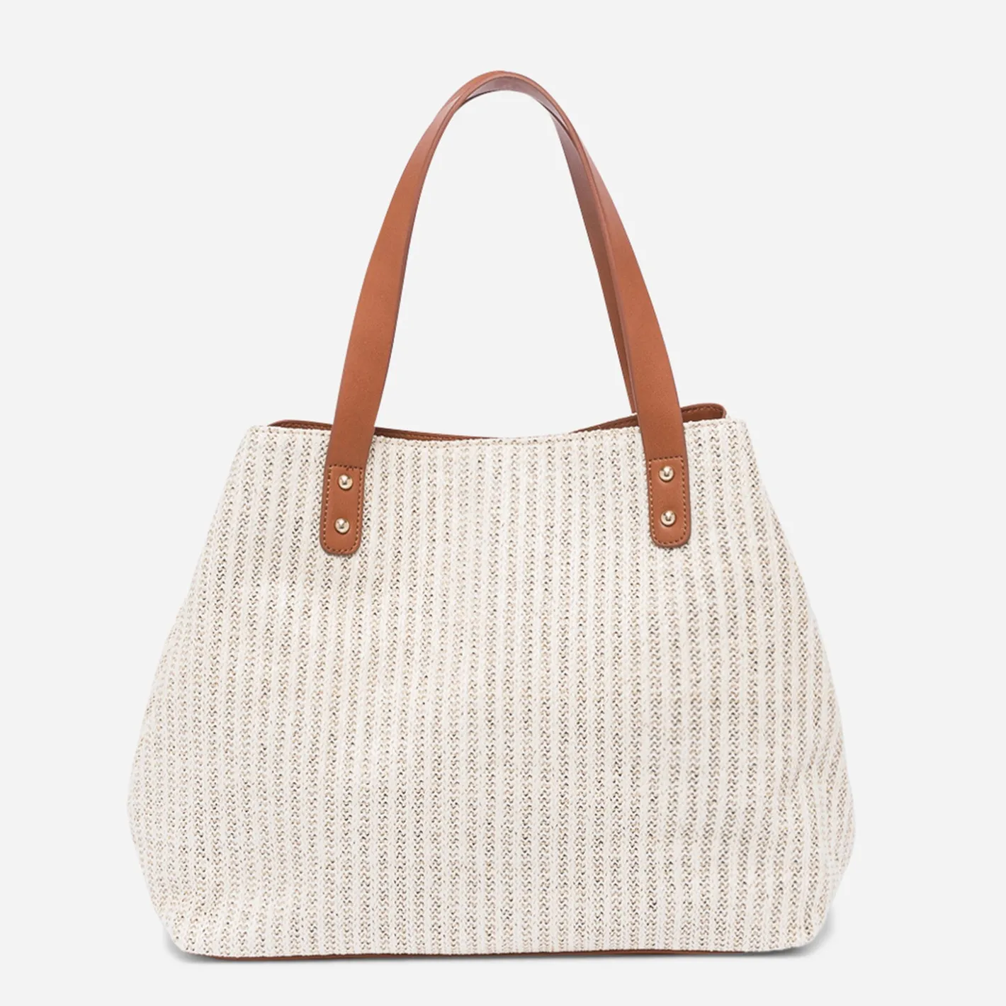 Sac cabas paille effet tressé^Eram Sale