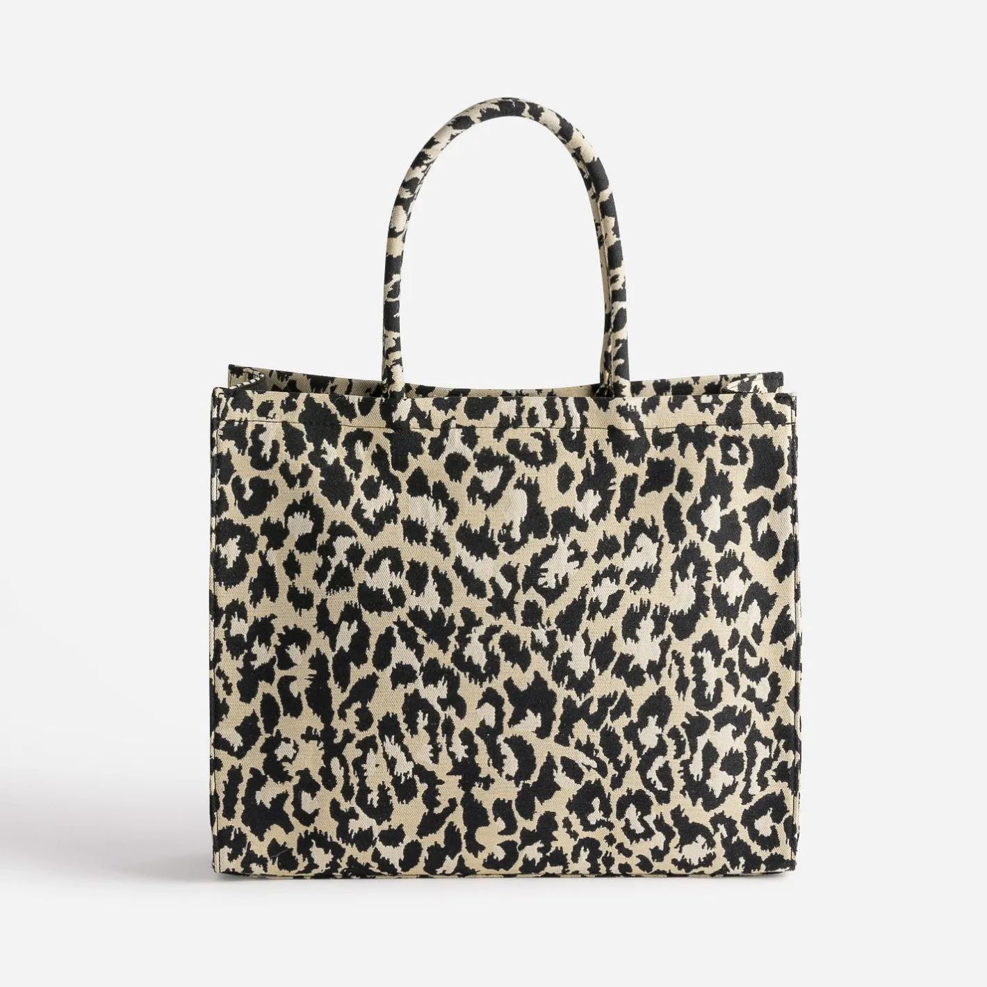 Sac cabas à motif léopard^Texto Best