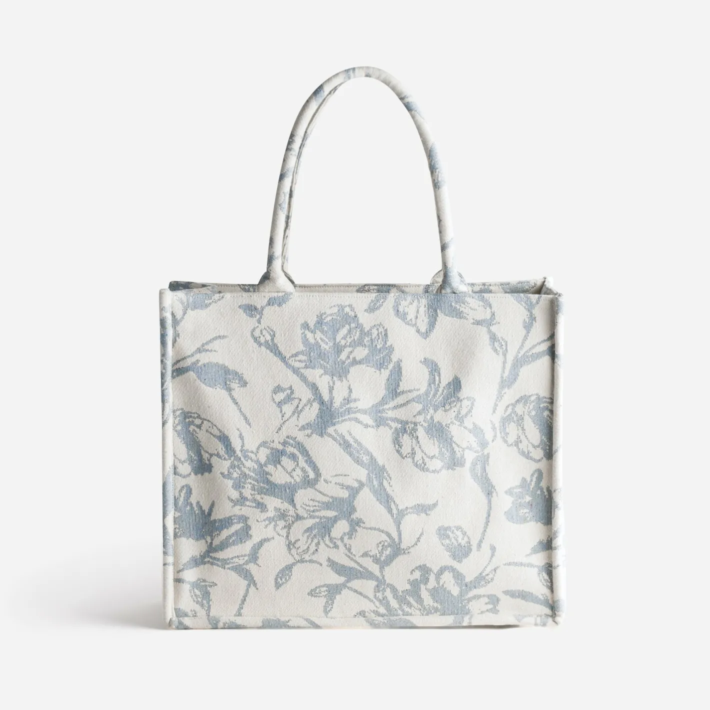 Sac cabas TEXTO beige jacquard motif floral^Eram Best