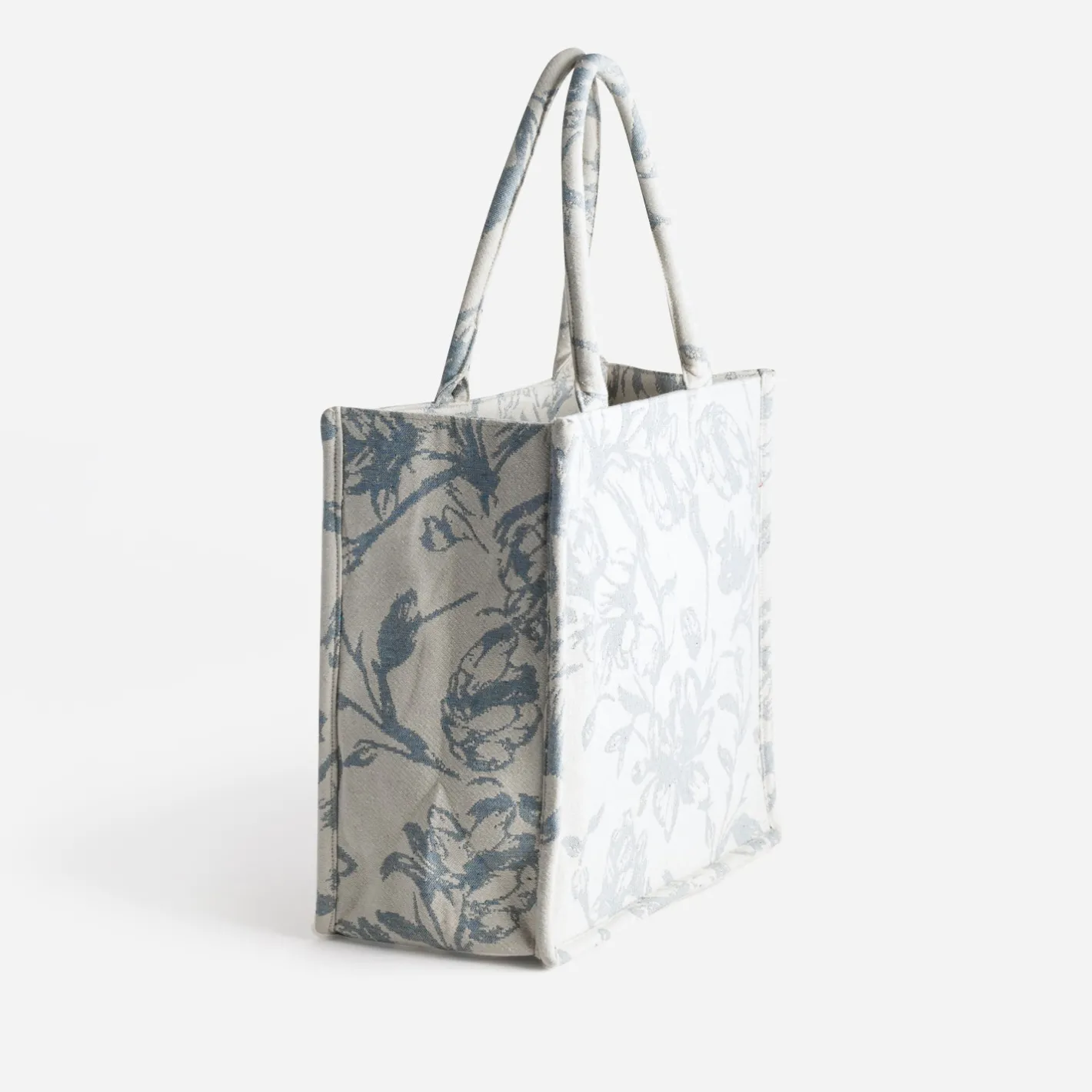 Sac cabas TEXTO beige jacquard motif floral^Eram Best