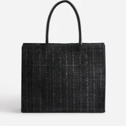 Sac cabas pailleté façon tweed^Texto Best