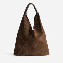 Sac hobo cuir velours^Texto Best